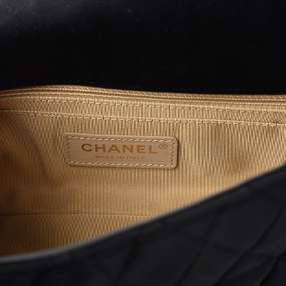 Chanel Velvet Quilted Mini Rectangular Pearl Crush Flap Black 8 of 10