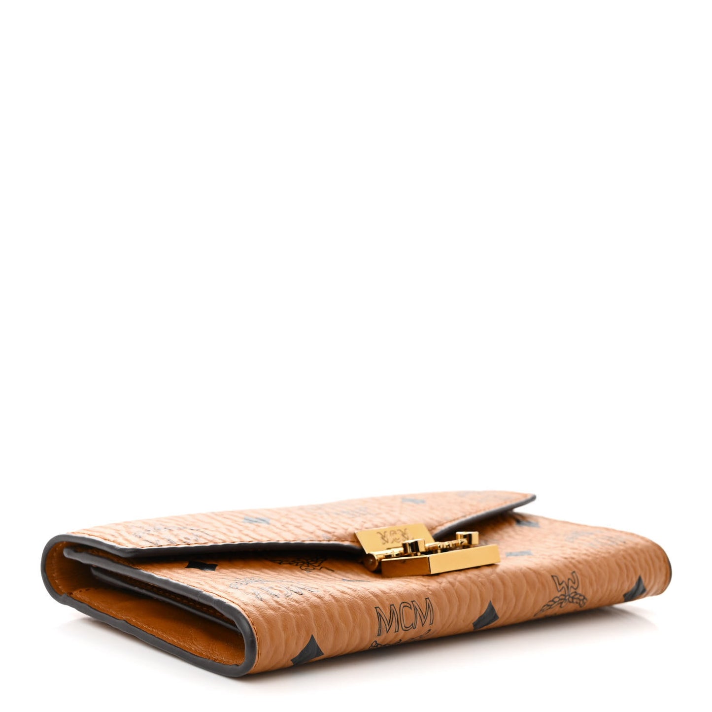 Visetos Large Patricia Wallet On Chain Cognac
