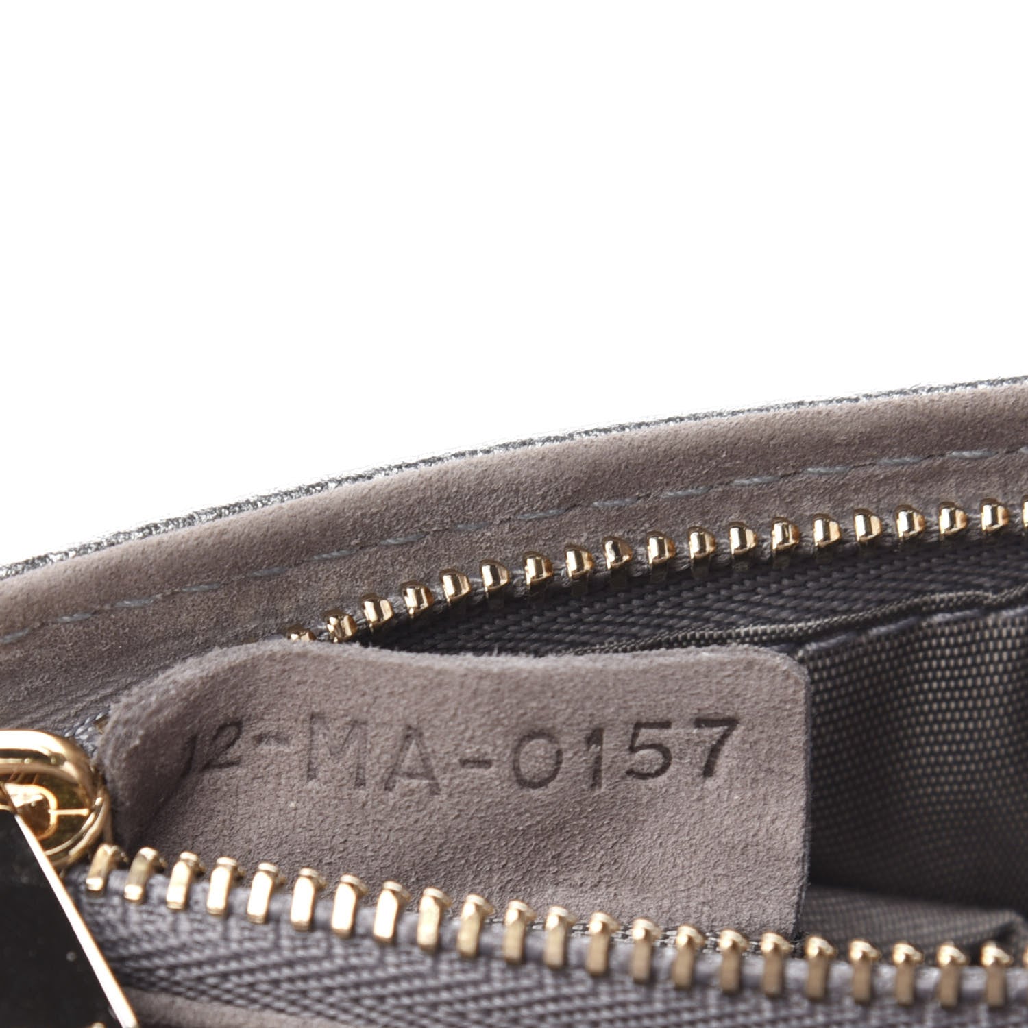 Christian Dior Metallic Grained Calfskin Diorama Wallet on Chain Pouch Silver 9 of 10