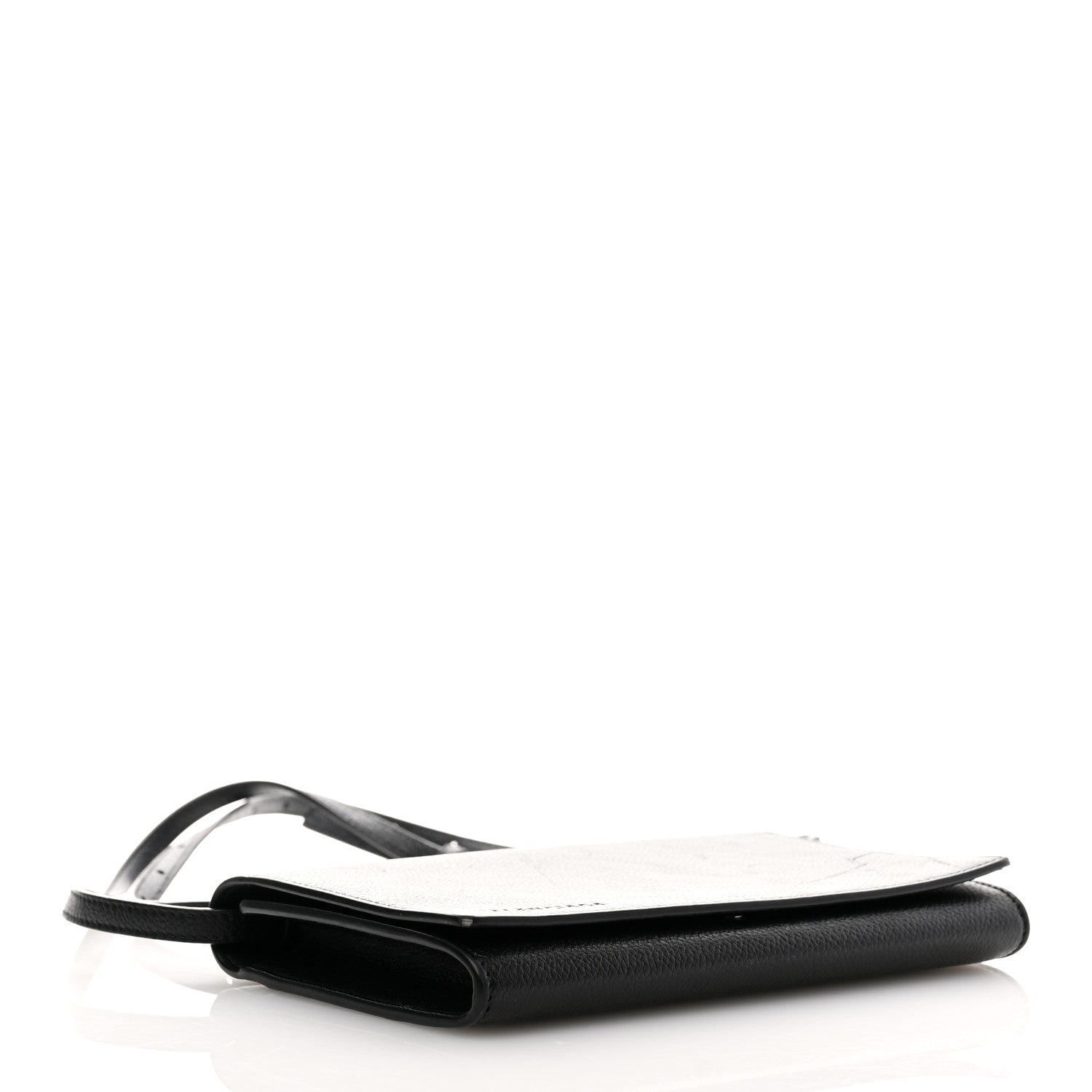 Balenciaga Grained Calfskin Phone Holder Black 4 of 10