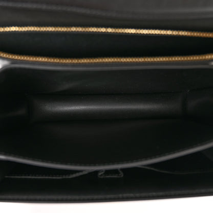 Celine Box Calfskin Medium Classic Box Flap Bag Black 5 of 10