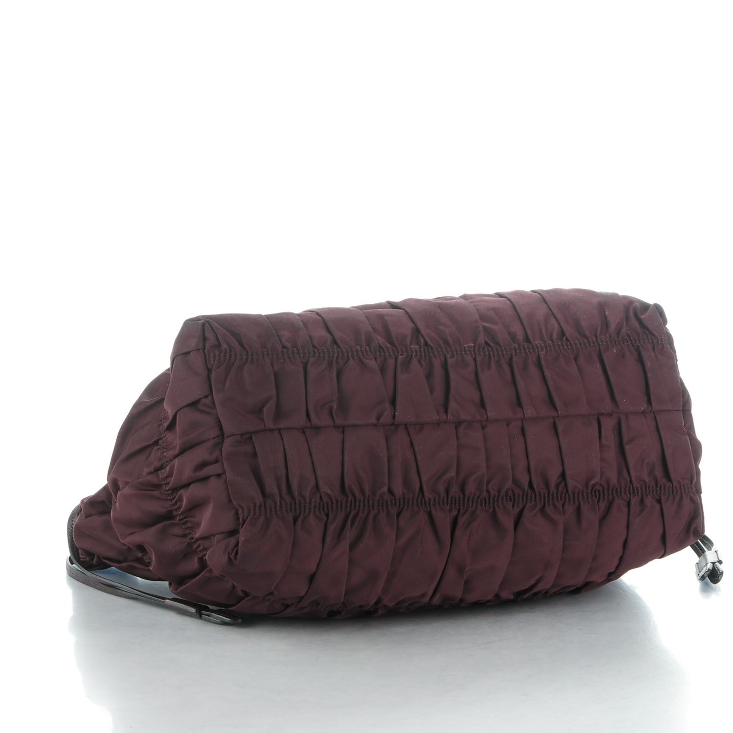 Tessuto Nylon Gaufre Tote Bordeaux