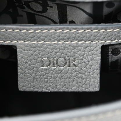 Christian Dior Grained Calfskin Mini Gallop Sling Bag Grey 6 of 9