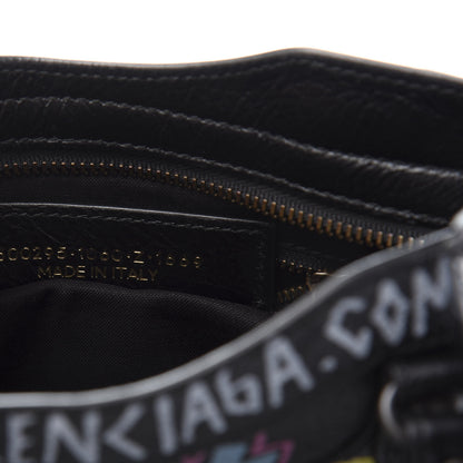 Balenciaga Agneau Arena Graffiti All Over Classic Hardware Mini City Black Multicolor 8 of 12
