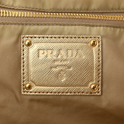 Prada Tessuto Nylon Saffiano Shopping Tote White 6 of 14