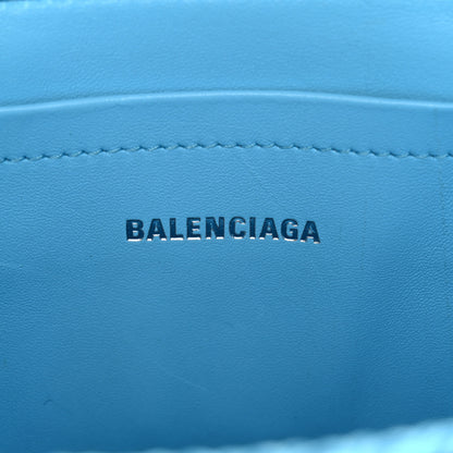 Balenciaga Nylon Lambskin Woven Mini Ibiza Basket With Strap Azur White 6 of 9