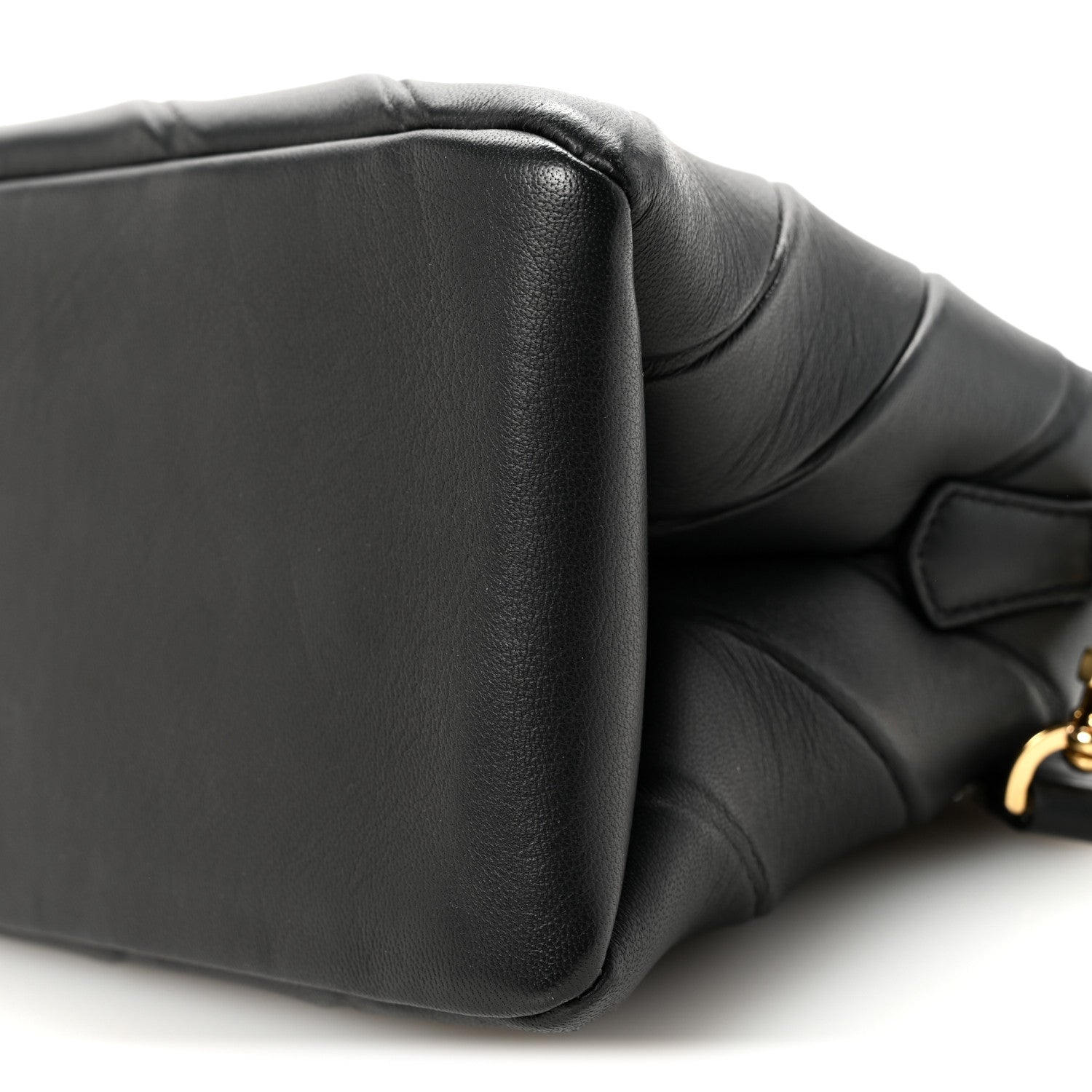 Fendi Vitello Dolce Diagonal Embossed Medium By The Way Boston Bag Black 10 of 10