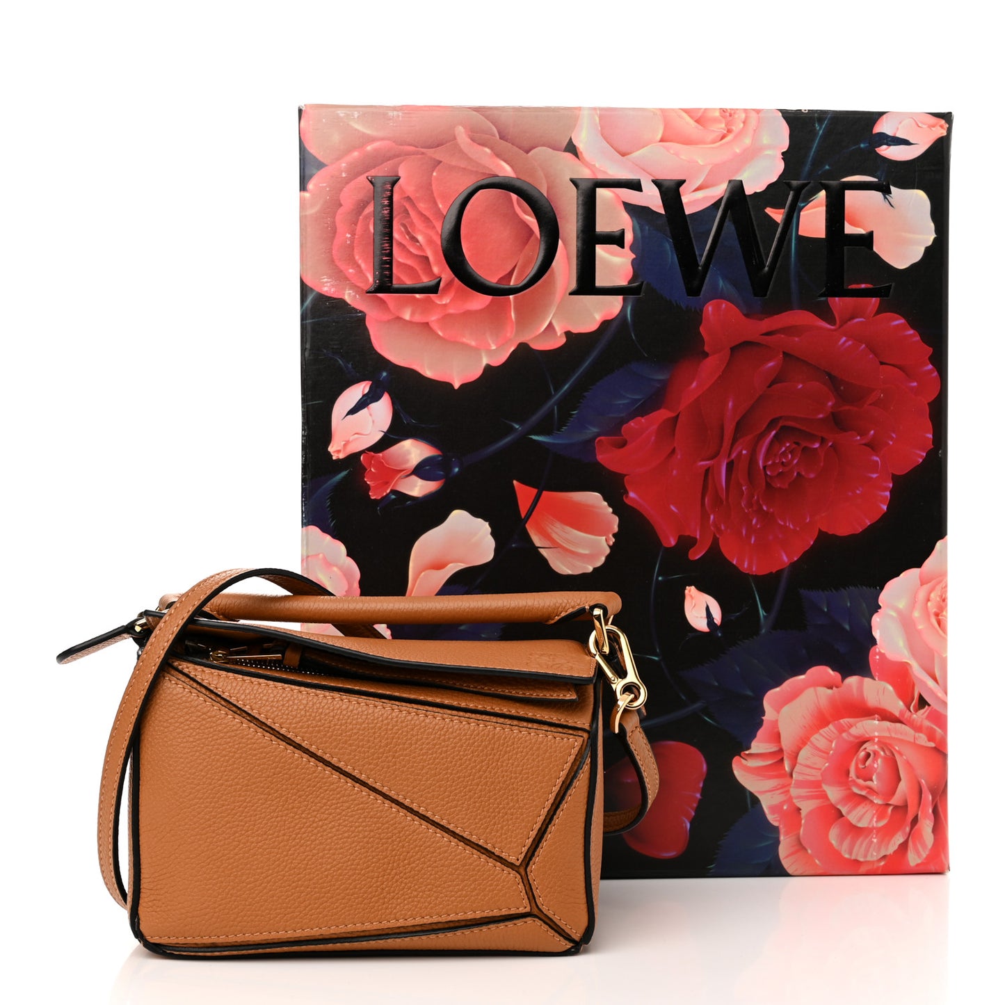 Calfskin Mini Puzzle Bag Tan