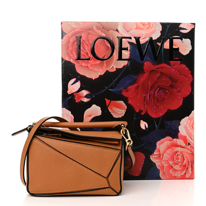 Loewe Calfskin Mini Puzzle Bag Tan 11 of 11