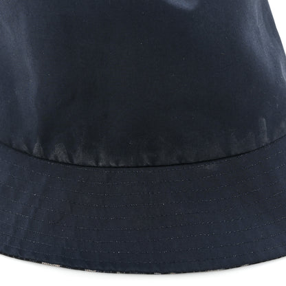 Christian Dior Metallic Oblique Reversible Teddy-D Bob Bucket Hat 58 Blue Silver 10 of 10