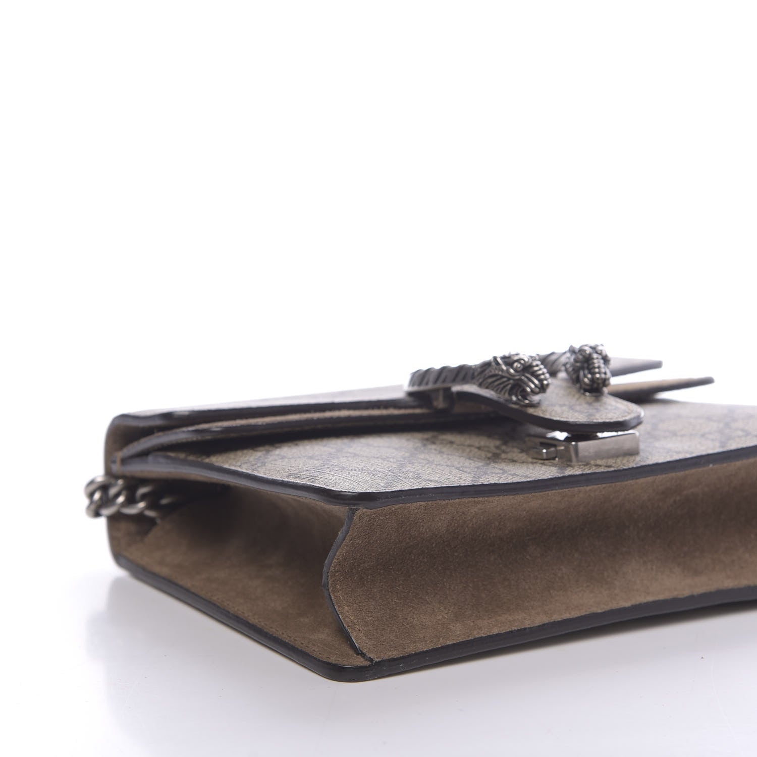 Gucci GG Supreme Monogram Mini Dionysus Shoulder Bag Taupe 8 of 11