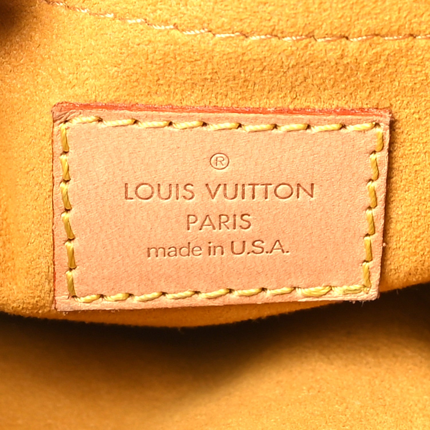 Louis Vuitton Monogram Denim Baggy PM Blue 6 of 10