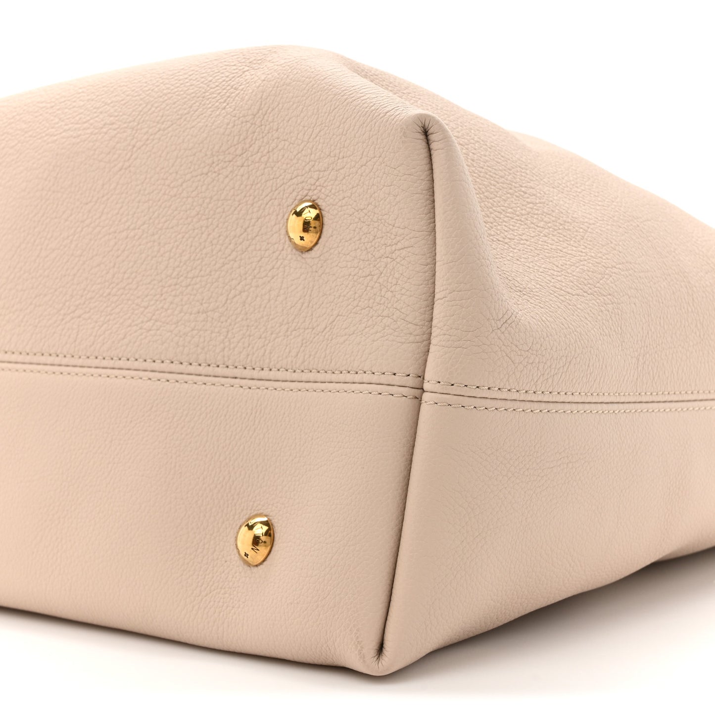 Grained Calfskin Low Key Hobo MM Limestone