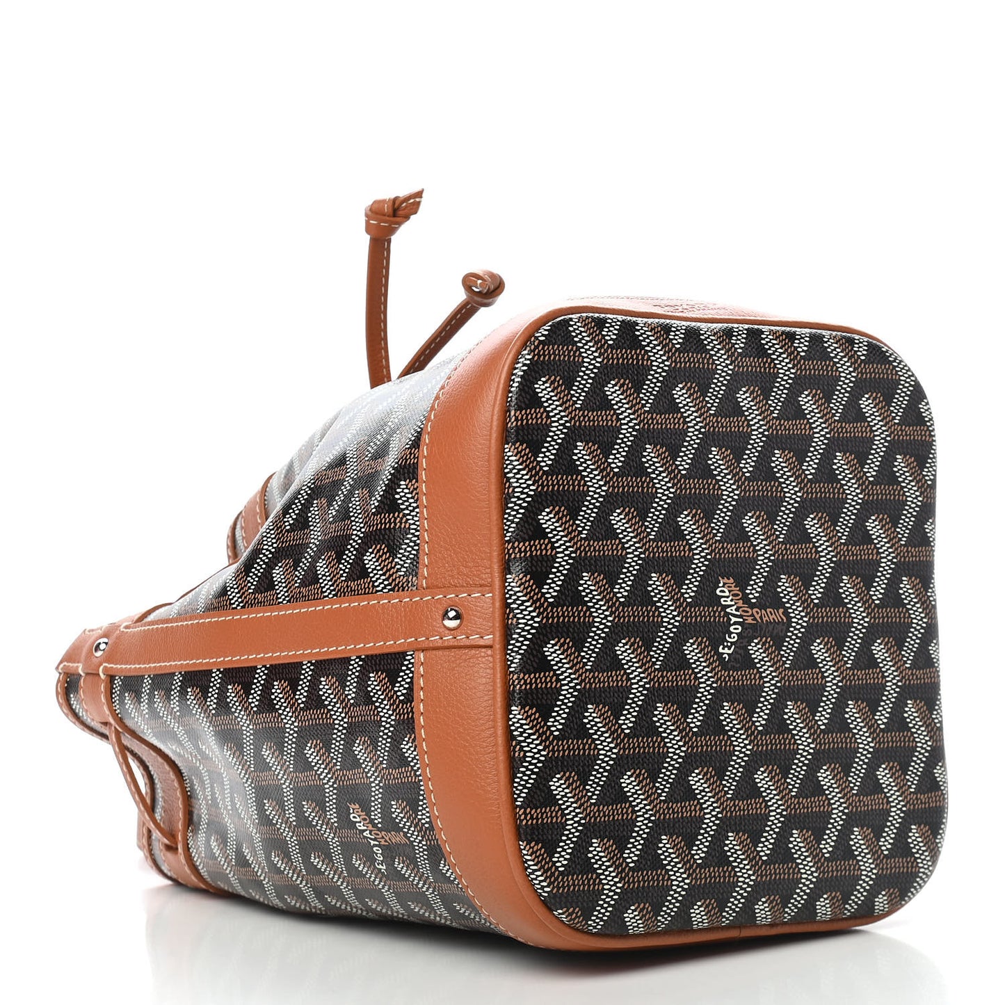 Goyardine Petit Flot Bucket Bag PM Black Gold