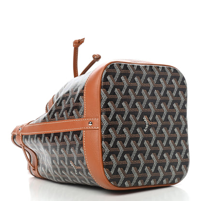 Goyard Goyardine Petit Flot Bucket Bag PM Black Gold 4 of 7