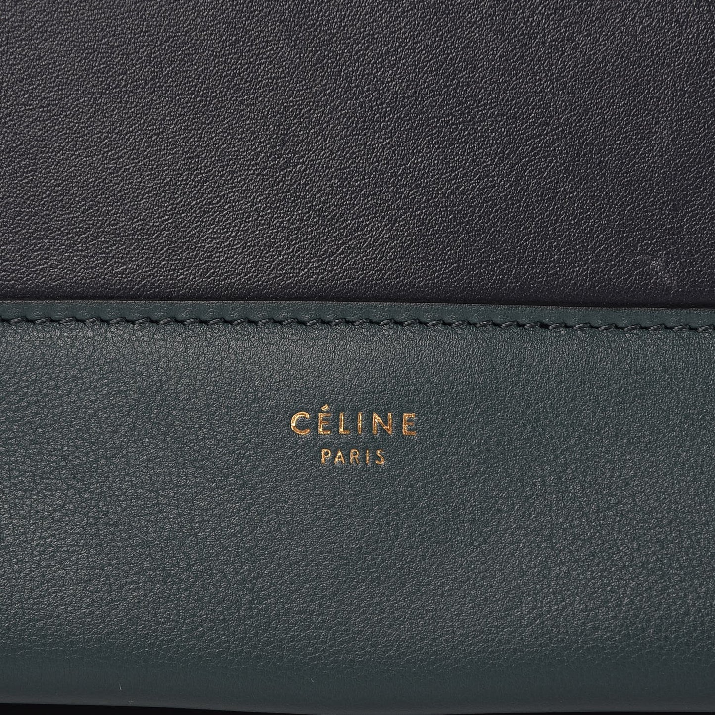 Shiny Smooth Calfskin Medium Frame Shoulder Bag Amazone Dark Navy