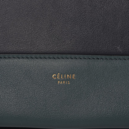 Celine Shiny Smooth Calfskin Medium Frame Shoulder Bag Amazone Dark Navy 7 of 7