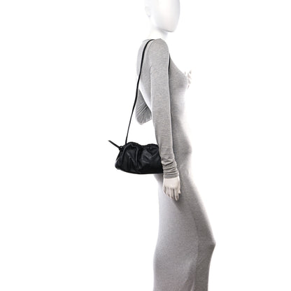 Mansur Gavriel Lambskin Mini Cloud Clutch Black Flamma 2 of 8