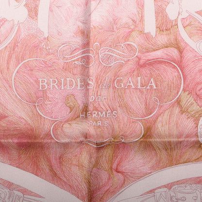 Hermes Silk Brides De Gala En Finesse Scarf Rose Pale Beige 1 of 7