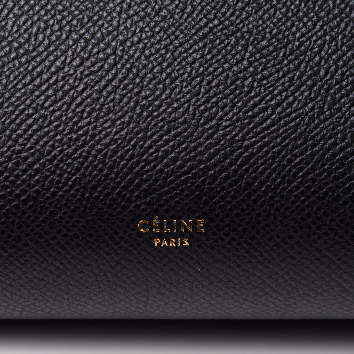 Grained Calfskin Mini Belt Bag Black