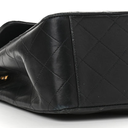Chanel Lambskin Quilted XL Jumbo Single Flap Black 8 of 12