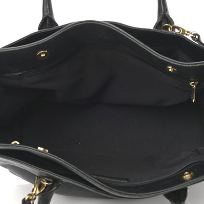 Chanel Calfskin Cerf Executive Shopper Tote Black 7 of 18