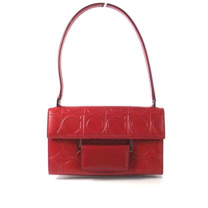 FASHIONPHILE SALVATOREFERRAGAMOSignatureLeatherRedBag 1 of 3