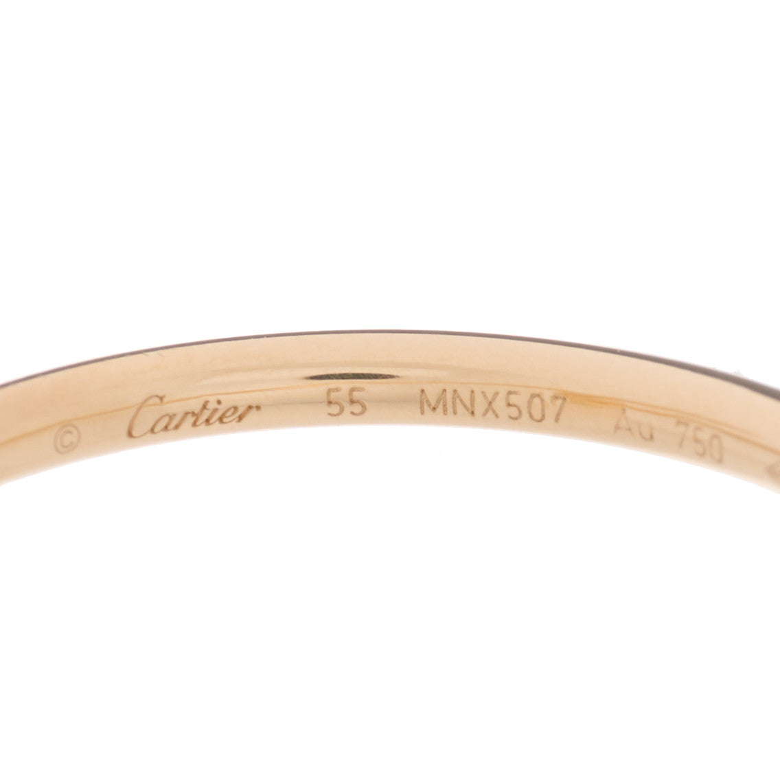 Cartier 18K Yellow Gold Small Juste Un Clou Ring 55 7.25 4 of 6