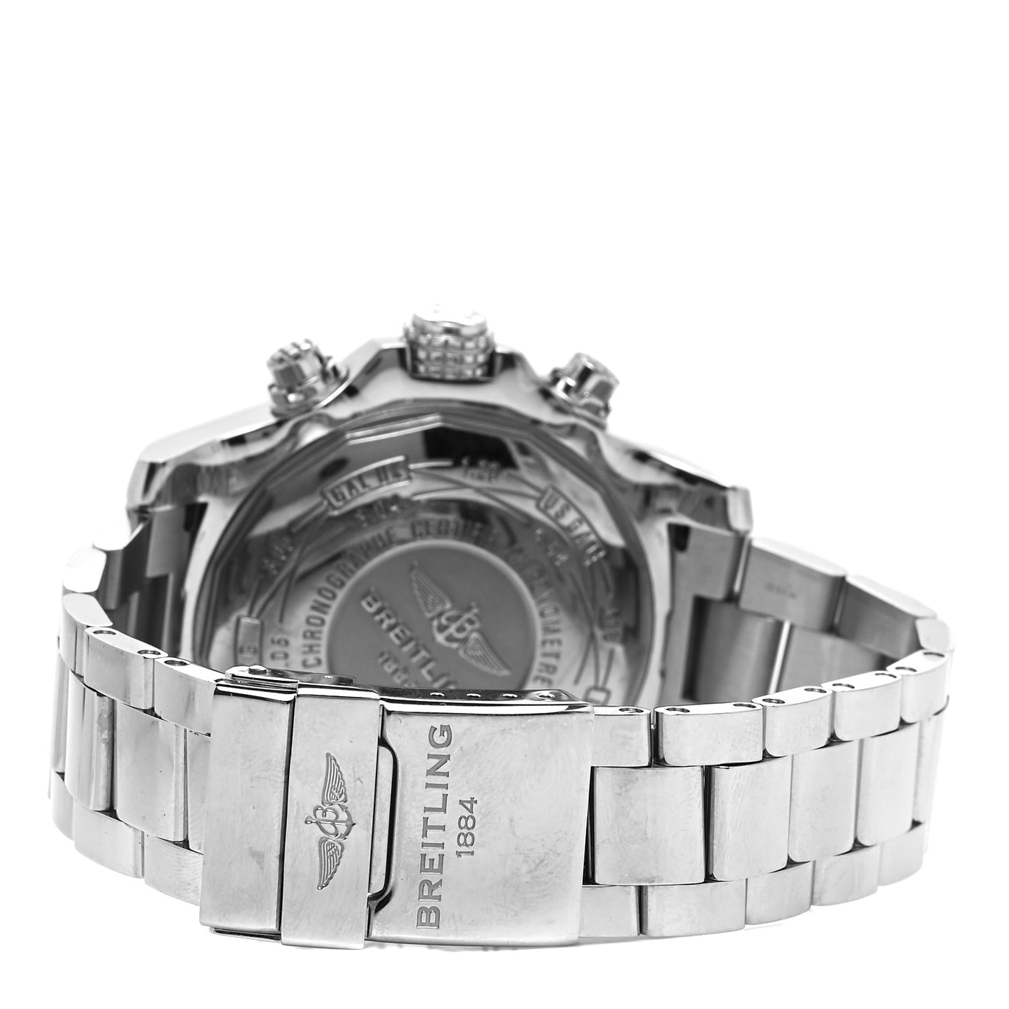 Stainless Steel 48mm Super Avenger II Automatic Watch Volcano Black A13371