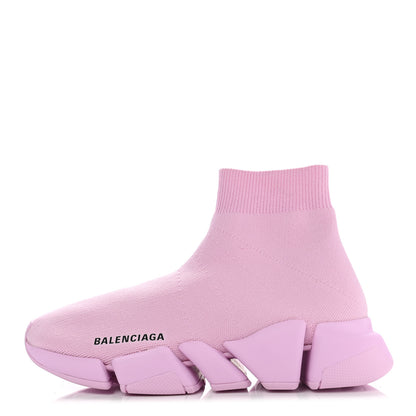 Balenciaga Technical 3D Recycled Knit Womens Speed 2.0 Sneakers 36 Monocolor Light Pink 1 of 11