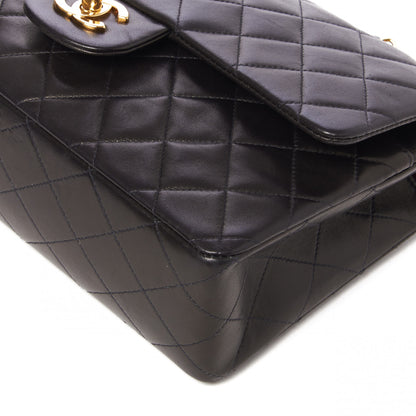 Chanel Lambskin Quilted Medium Double Flap Black 4 of 9