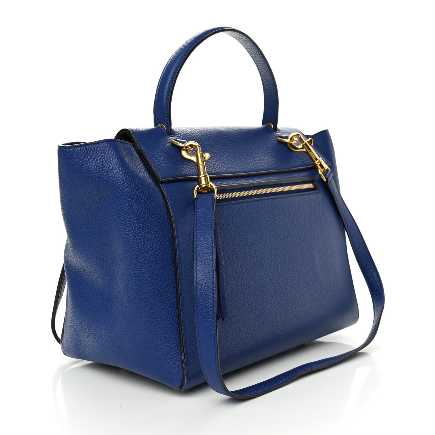 Grained Calfskin Mini Belt Bag Indigo
