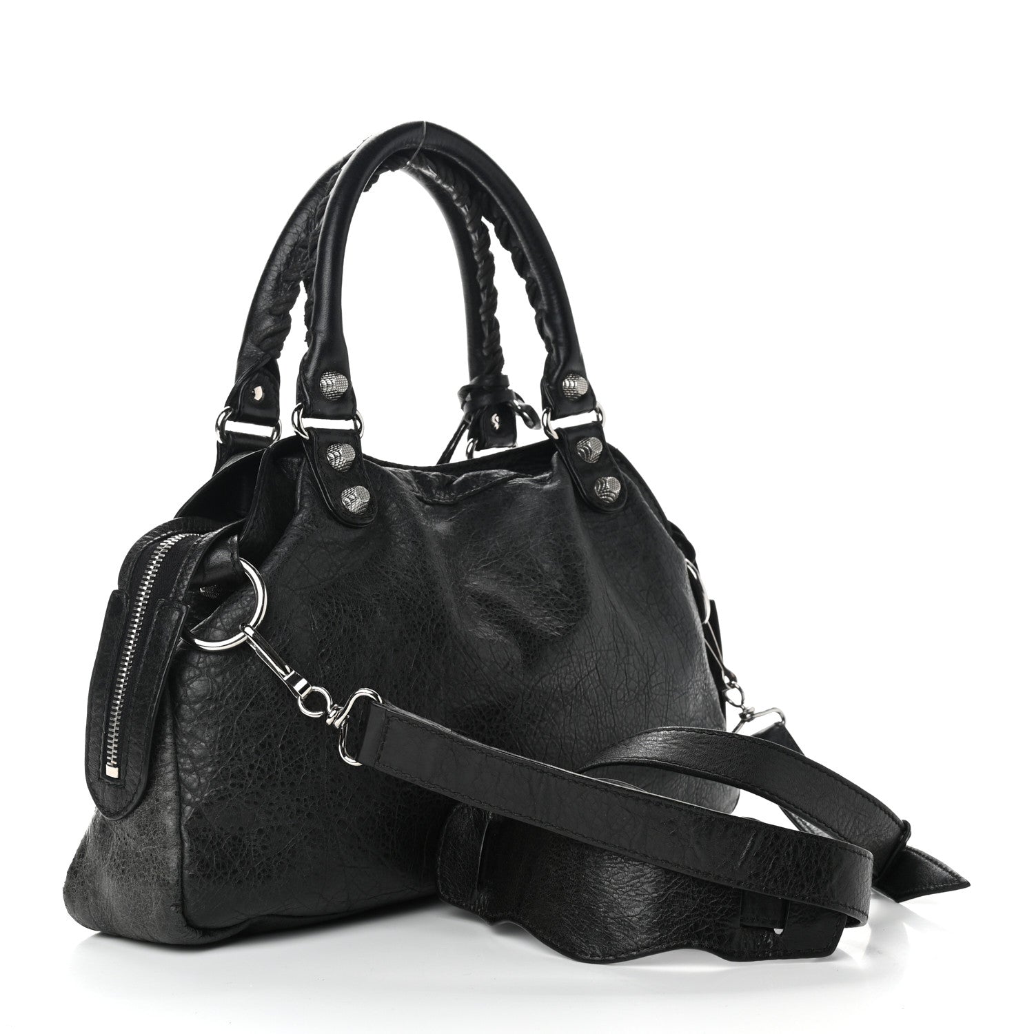 Balenciaga Agneau Giant 12 Silver Hardware Town Black 3 of 9