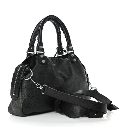 Balenciaga Agneau Giant 12 Silver Hardware Town Black 3 of 9