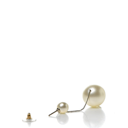 Chanel Pearl CC Drop Earrings Gold 3 of 4