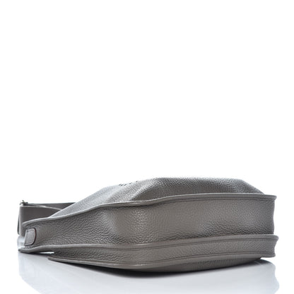 Hermes Taurillon Clemence Evelyne III PM Etain 4 of 7