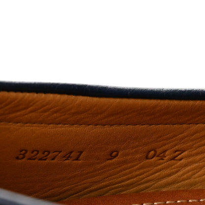 Gucci Road Calfskin Web Mens Horsebit Driver Loafers 9 Maritime 8 of 11