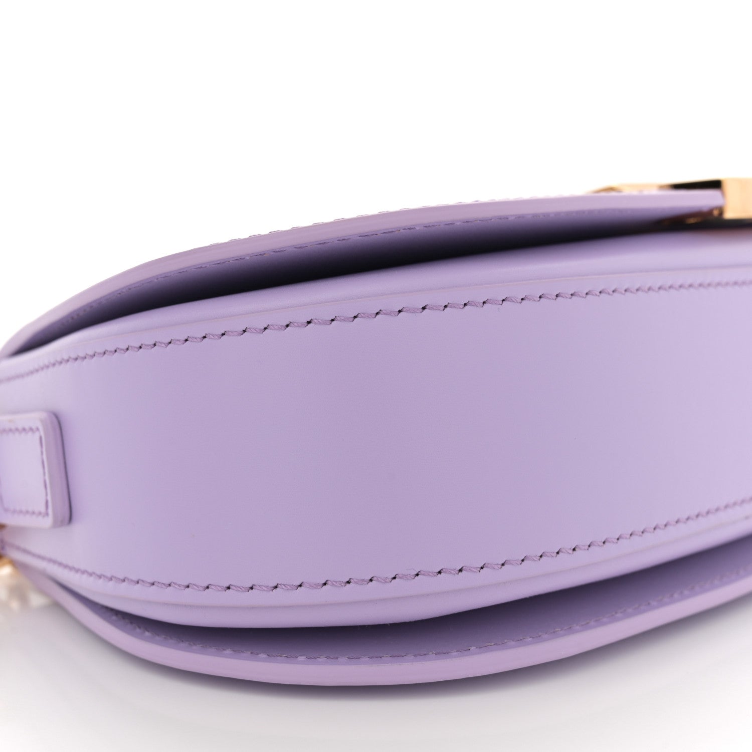 Versace Calfskin Medium Greca Goddess Shoulder Bag Baby Violet 8 of 9