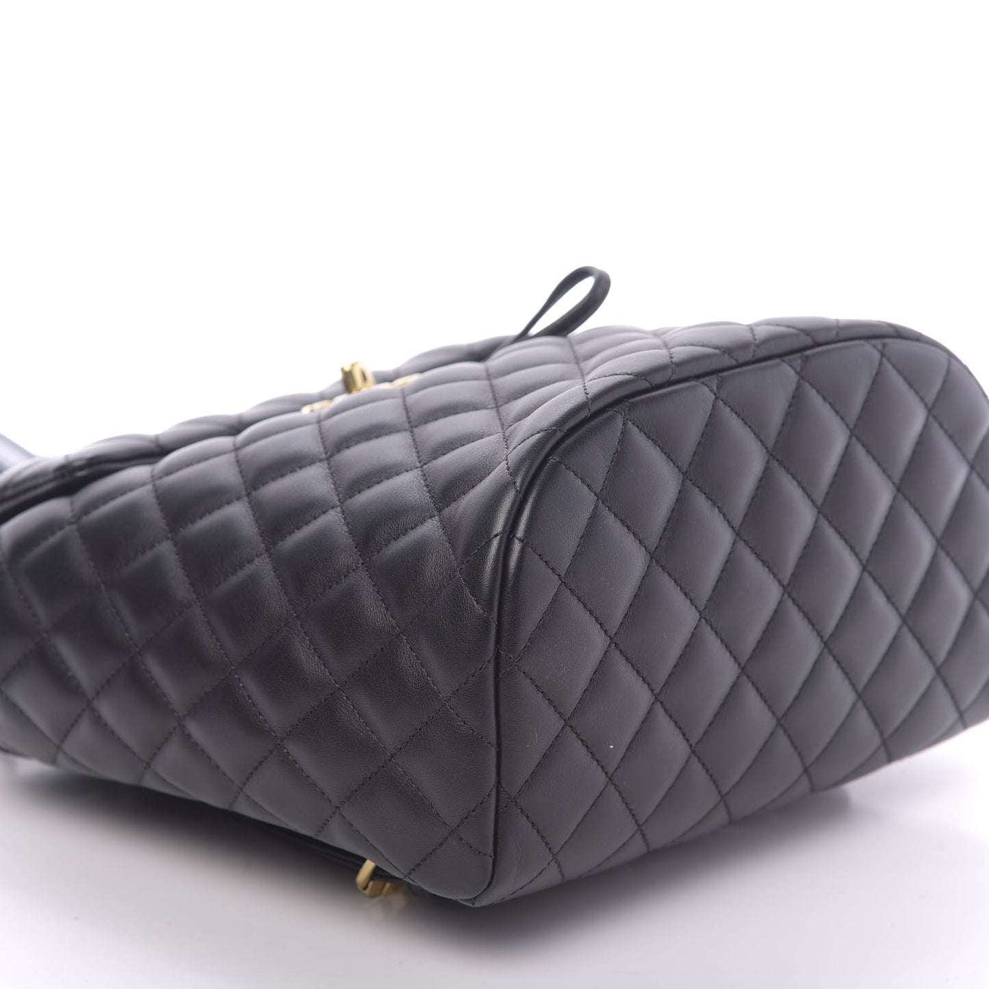 Calfskin Quilted Small Urban Spirit Backpack Black