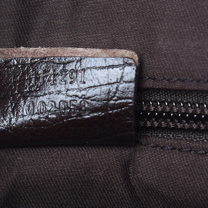 Gucci GG Plus Monogram Shoulder Bag Dark Brown 7 of 17