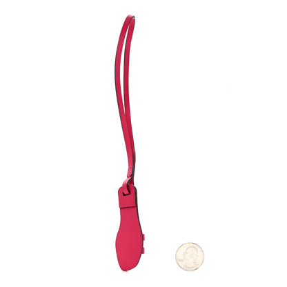 Hermes Epsom Butler Calfskin Hunter Oran Nano Bag Charm Rose Mexico 2 of 5
