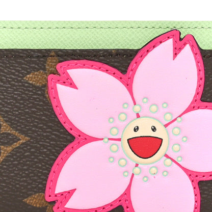 Louis Vuitton LV X TM Monogram Cherry Blossom Card Holder Sakura Brown 5 of 8