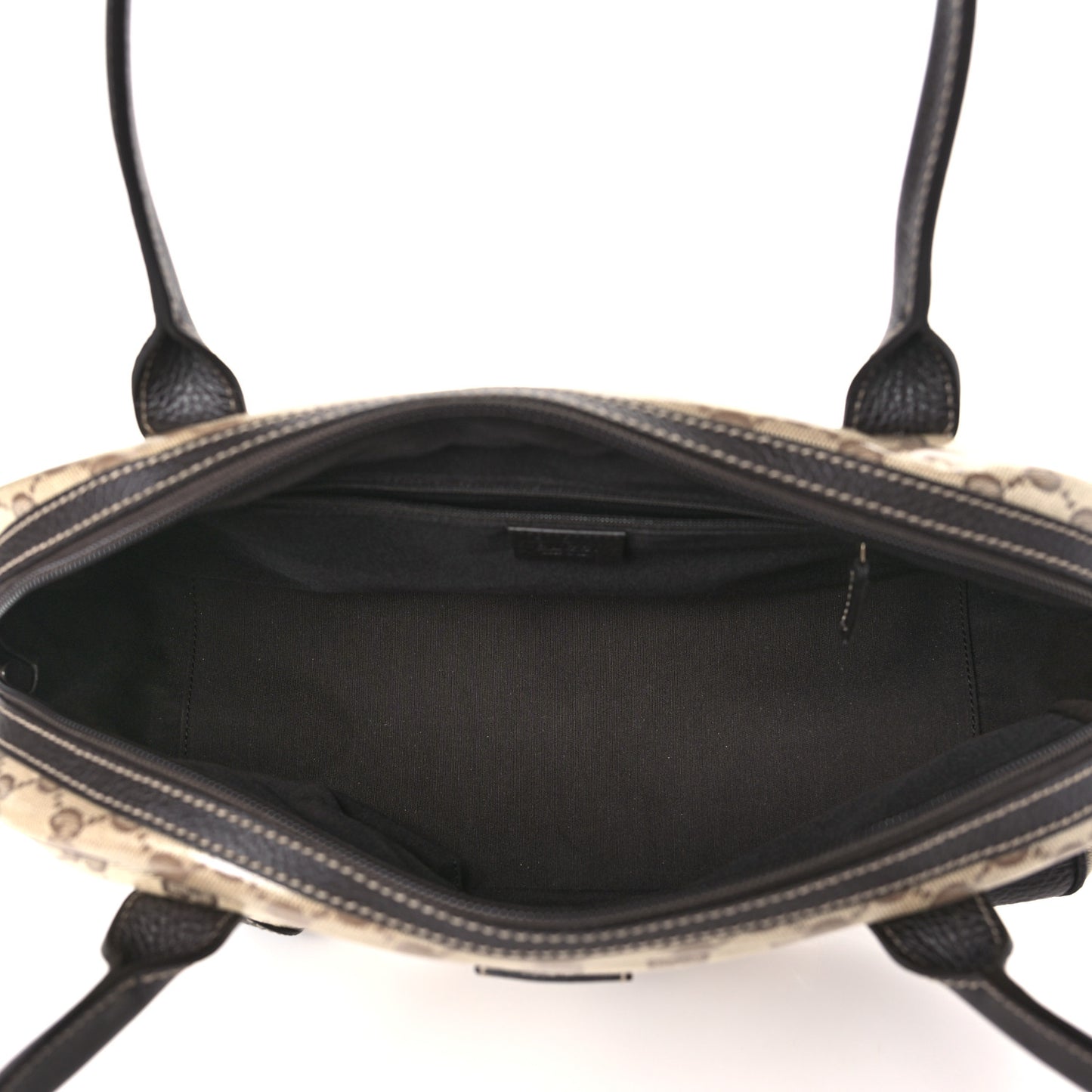 Crystal Monogram Web Princy Boston Brown