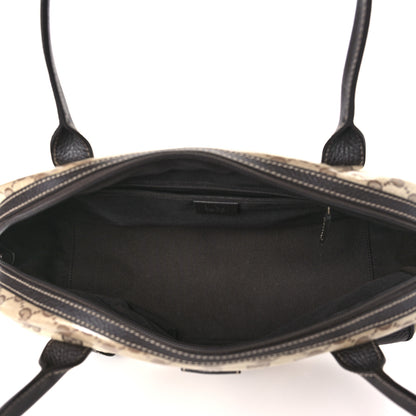 Gucci Crystal Monogram Web Princy Boston Brown 4 of 8