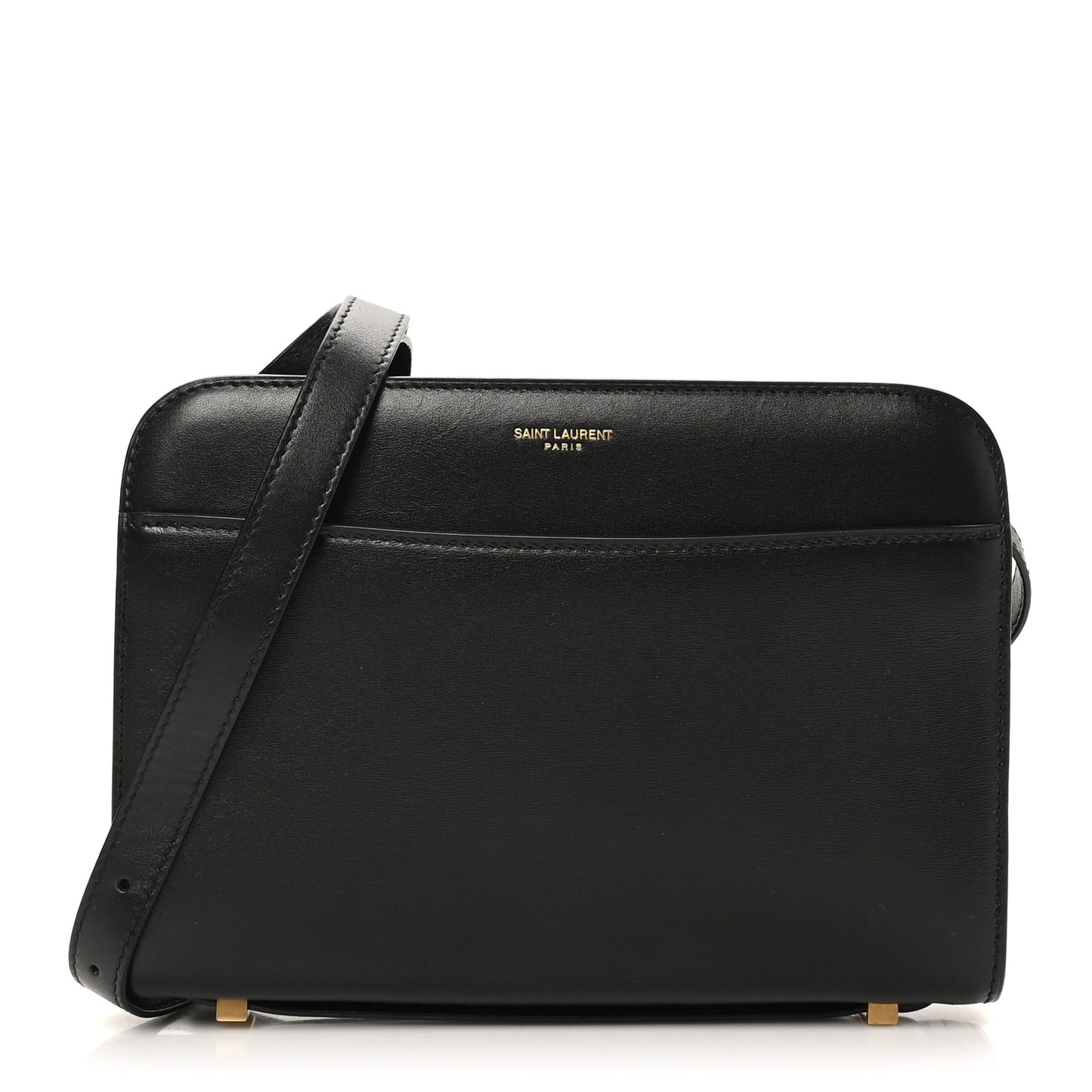 Calfskin Reverse Satchel Black