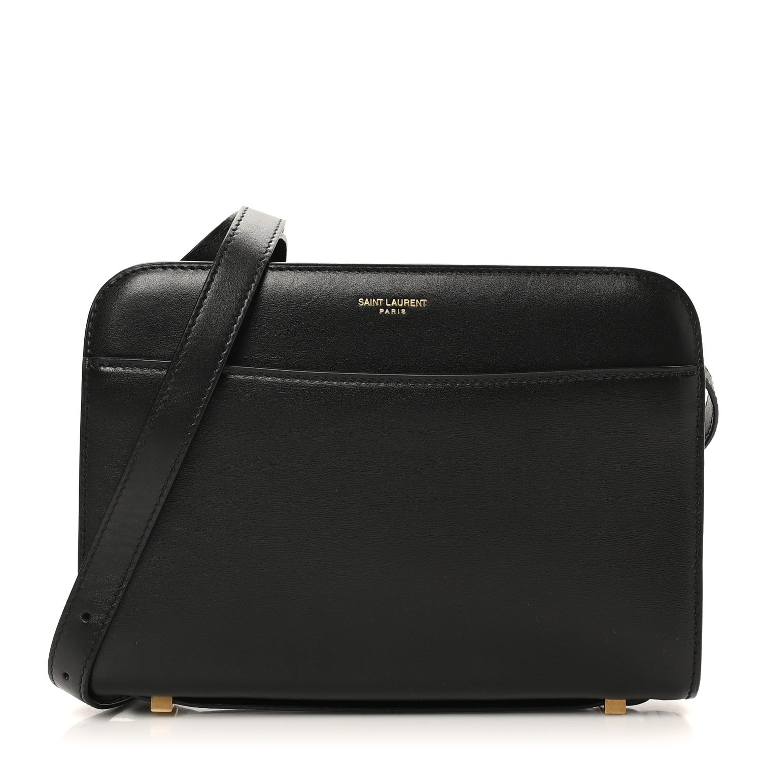 Saint Laurent Calfskin Reverse Satchel Black 1 of 10