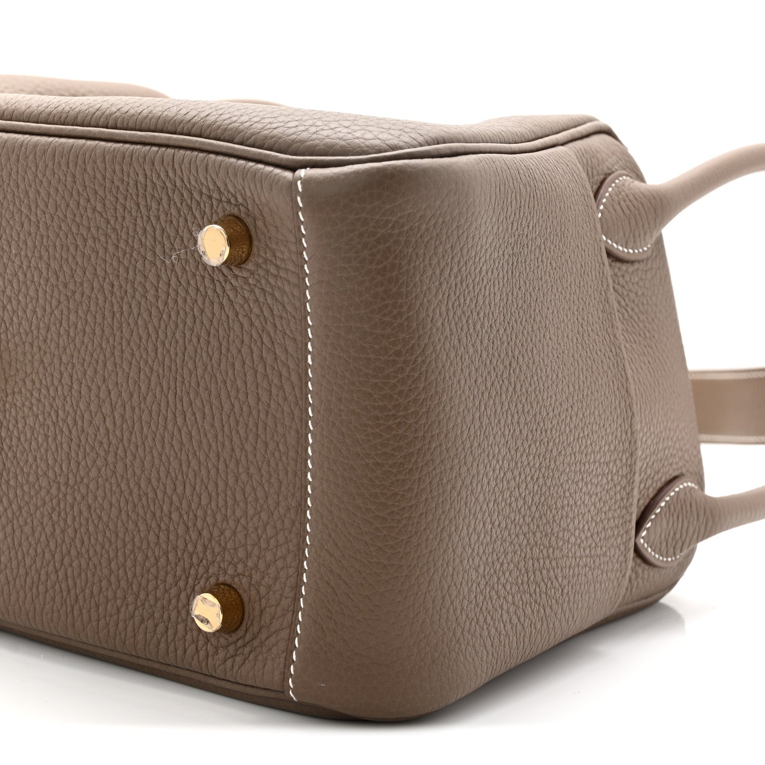 Hermes Taurillon Clemence Lindy 26 Etoupe 10 of 11