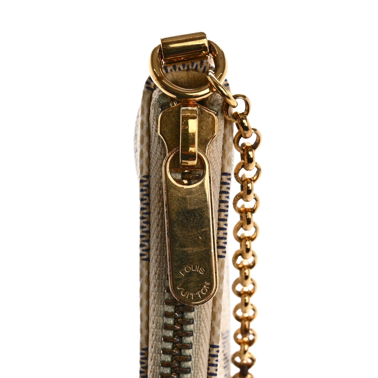 Louis Vuitton Damier Azur Pochette Milla MM 13 of 14