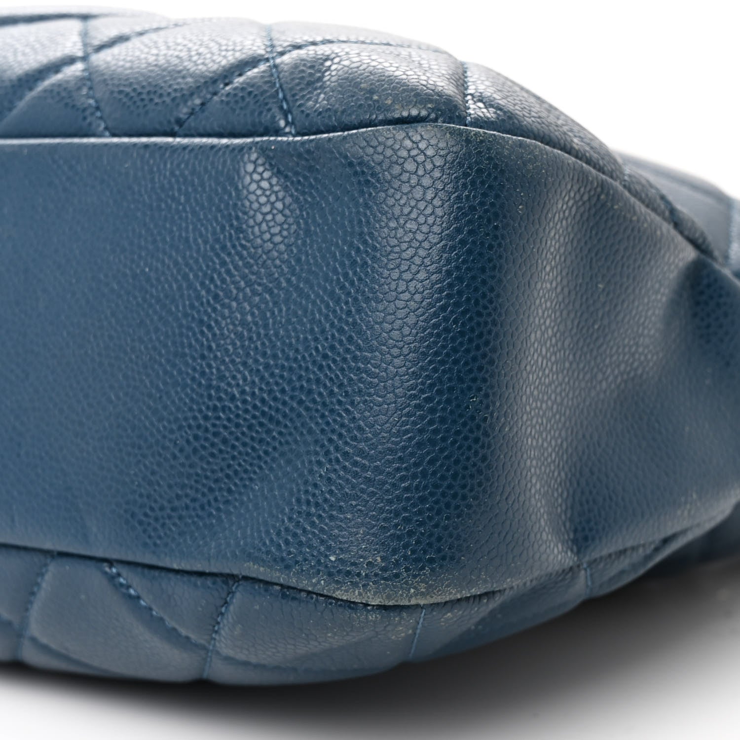 Chanel Caviar Quilted Timeless CC Soft Tote Blue 10 of 13