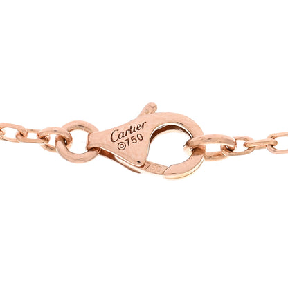 Cartier 18K Pink White Yellow Gold Diamond Trinity Pendant Necklace 5 of 6